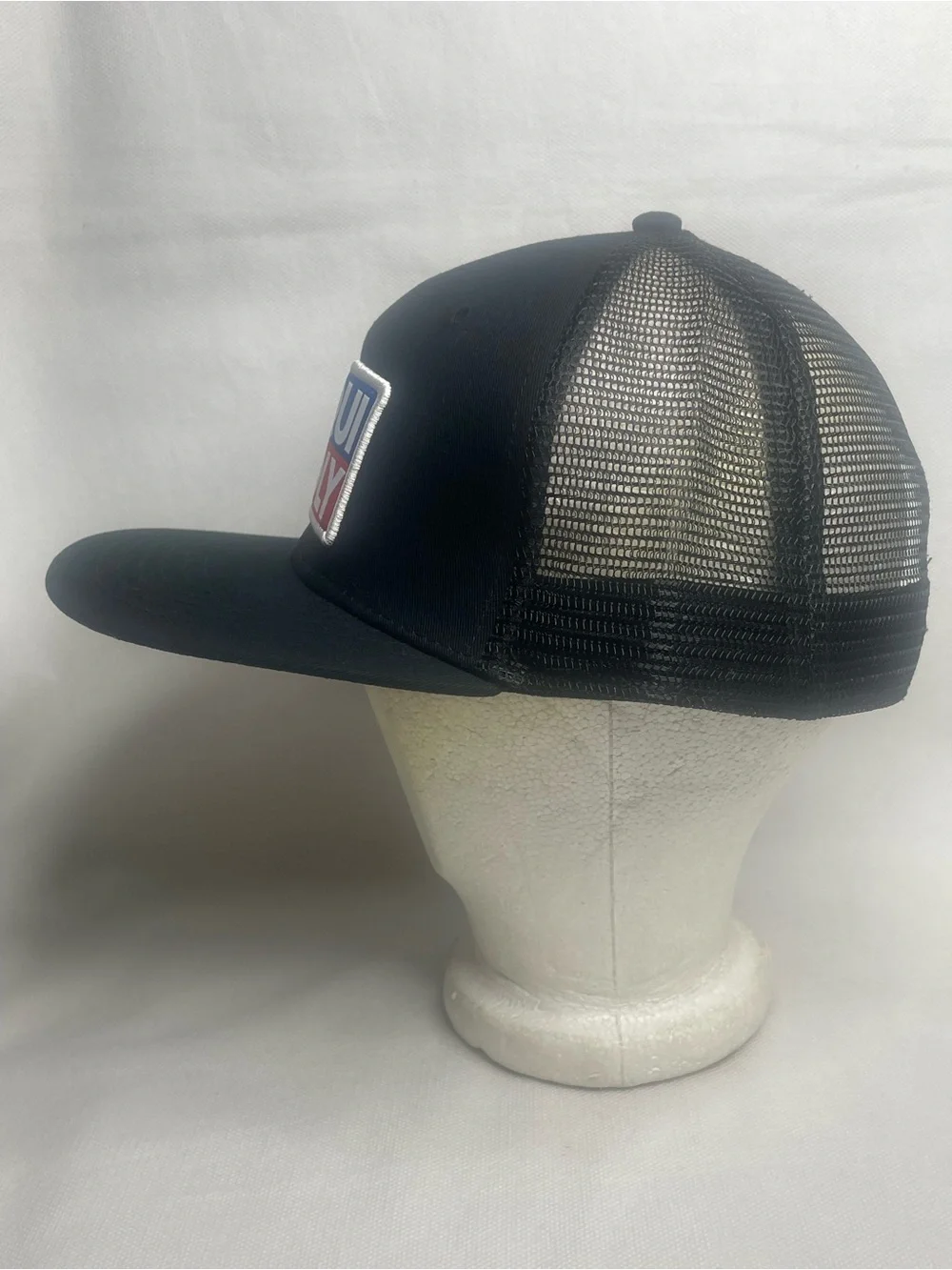 Liqui Moly Embroidered Logo Patch Trucker Hat Mesh Back Adjustable Black Cap